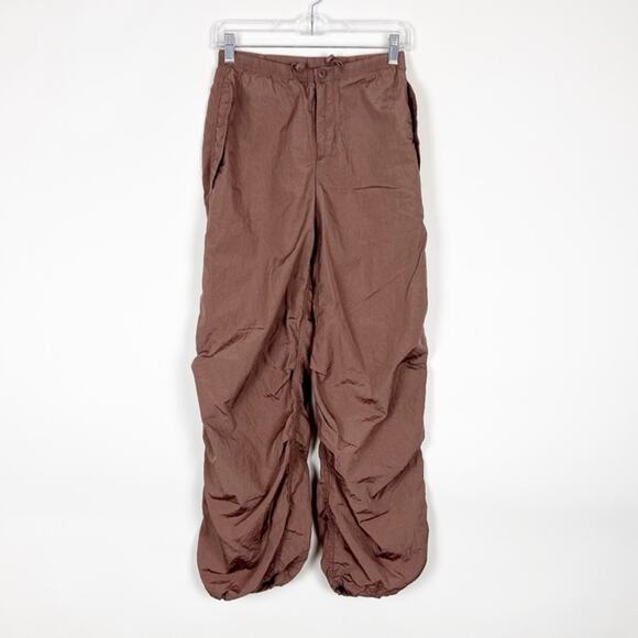 Aritzia TNA Aviator Parachute Pants Brown Size XS - Picture 2 of 4